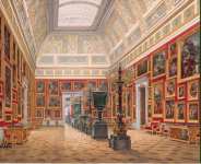 Hau Edward Petrovich Interiors of the New Hermitage. The Room of Italian Art - Hermitage